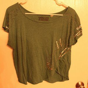 Threads 4 Thought swoop bottom crop top organic
